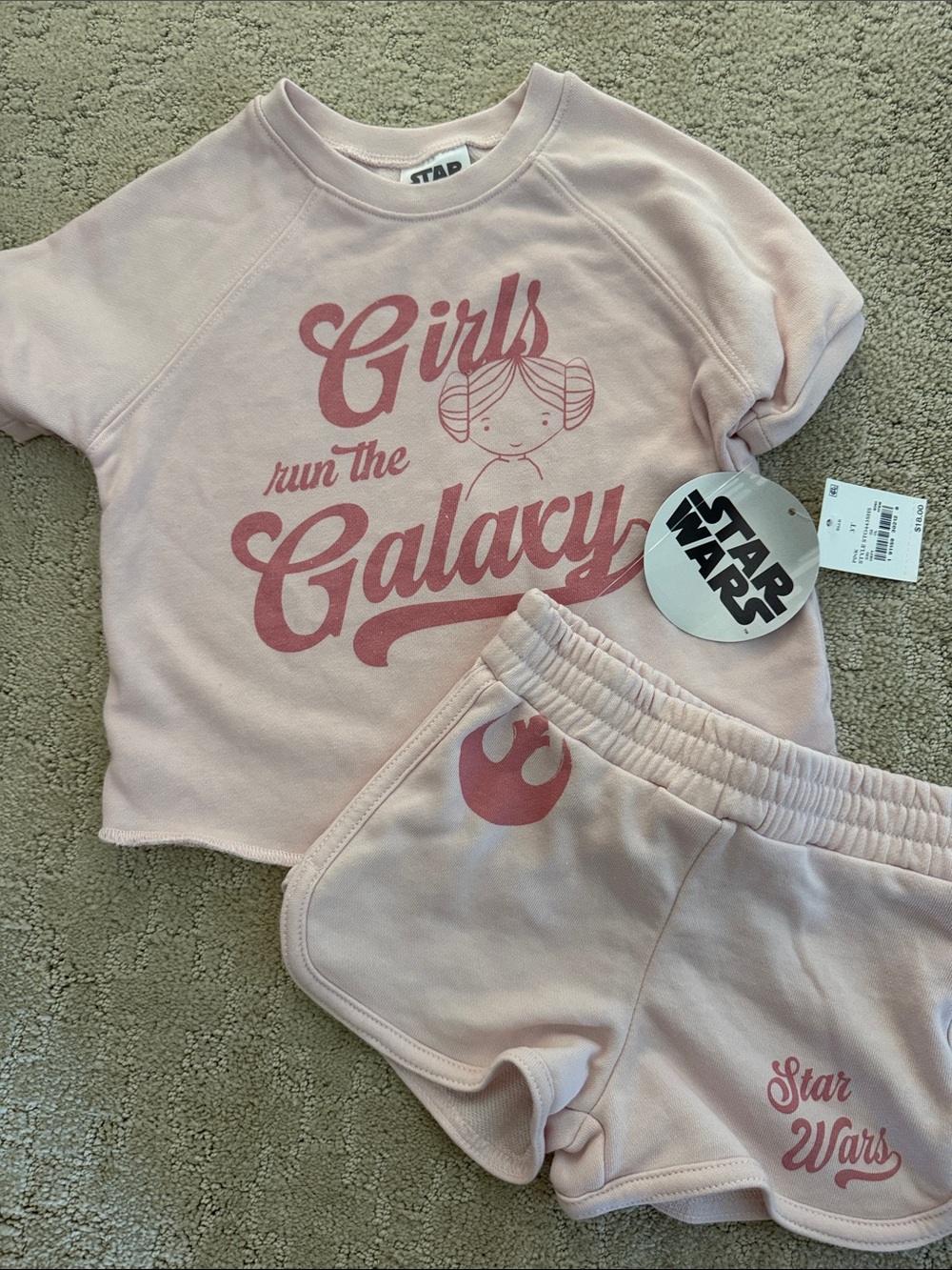 Star Wars Pink Girls 'Run the Galaxy' set- Brand new!